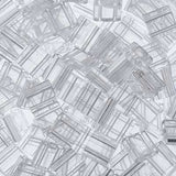 5x5mm Perles Tila Japonaises Cristal Transparent 5.2g