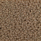 11/0 Miyuki Seed Beads #2372 Opaque Sandy Brown 22g