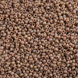 11/0 Miyuki Seed Beads #4694 Frosted Glazed Rainbow Lt Rose 22g