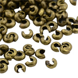 Couvercle à Sertir 4mm Laiton Antique 100/pk