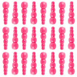 Stacked Fishing Beads Opaque Pink 500/bag