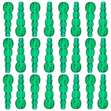 Stacked Fishing Beads Dark Green 500/bag
