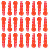 Stacked Fishing Beads UV Raspberry 50/pk