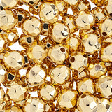 Faceted Plastic Beads 8mm Metallic Gold 1000/pk