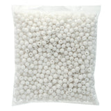 6mm Perles Rondes En Plastique 1000/pk - Blanc