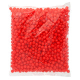 6mm Perles Rondes En Plastique 1000/pk - Rouge Fluorescent
