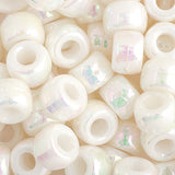 Crow Beads Opaque White Iris 100/pk