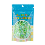 Craft Beads Plastic Star Mix Green 70g