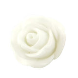 Cabochons Résine Fleur Blanche 15mm 10/pk