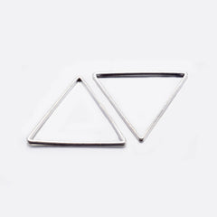Links Triangle 18x20mm Silver 50/pk