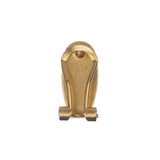 Fingernail Earring Posts 20x10mm Light Gold 50/pk