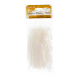 Marabou Feathers 5-7" White 6g
