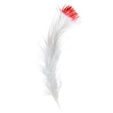 Plumes de Marabout Deux Tons Rouge 6g