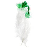 Plumes de Marabout Vert Deux Tons 6g