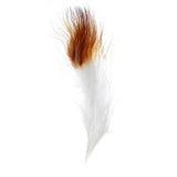 Plumes de Marabout Deux Tons Marron 6g