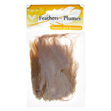 Coq Selle Hackle Plumes Marron 3g