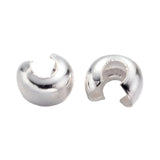 Cache serti 4mm Argent 100/pk