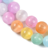 Selenite Pastel Mixed Beads 8.5mm Round Grade AB (Natural/Dyed) 15-16" Strand