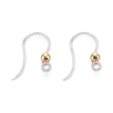 Clear / Gold Hypoallergenic Fish Hook Earrings 100/pk