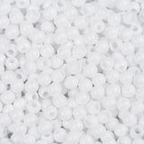 Round Plastic Beads 4mm Opaque White Approx 1000/pk