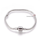 Bracelet Chain Pandora Style 7" Nickel 1/pk
