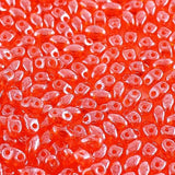 Tchèque Miniduo Perles 8g Lustre Jacinthe