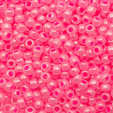 8/0 Perles de rocaille Toho #910 Ceylan Hot Pink Flacon de 8 à 9 g