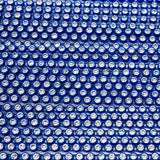 Plastic Rhinestone Banding 2.4mm Royal Blue/Crystal 10yd/pk