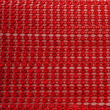 Plastic Rhinestone Banding 2.4mm Red/Light Siam 10yd/pk