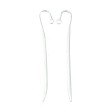 Bookmark Plain 4.75" Antique Silver 5/pk