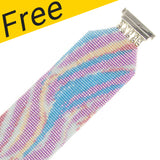 Projet de bracelet aérien - Utilisation de perles Delica sur un métier à tisser ou un point Peyote