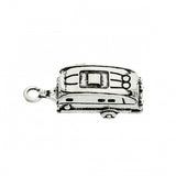 Camper Trailer Metal Pendant 25x9mm 5/pk