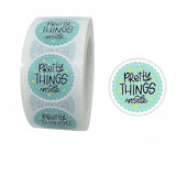 Sticker Labels 1" Pretty Things Inside 500/Roll
