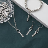 1 2/8" Déesse Métal Charm 5/pk