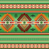 Cotton Canvas Southwestern Stripe #C536 Green - Half Yard