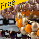 Projet de bracelets de bonbons (divers) - Fabriqué avec des perles de bonbons en verre tchèque