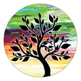 Epoxy Sticker, Round 1" Tree of Life 10/pk
