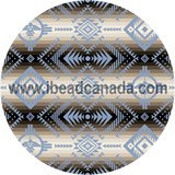 Epoxy Sticker Round 1" Southwest Earth 10/pk