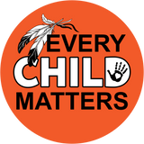 Epoxy Sticker, Round 1" Every Child Matters 10/pk