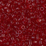 11/0 Delica Bead #1102 Cranberry Red Transparent 5.2g