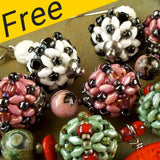 Projet de perles perlées libellule - Utilisation de perles Miniduos et Matubo