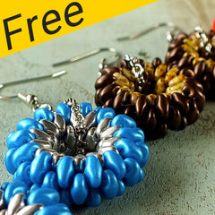 Duo Donuts Earrings Project - Using Miniduos and Superduo Beads