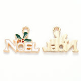 Noel Metal Charm 15x19mm 5/pk