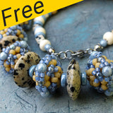 Projet de fausses rondelles au chalumeau - Utilisation de Natubo et de perles de rocaille