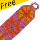 Projet de bracelet de feu - Utilisation de perles Delica sur un métier à tisser ou un point Peyote