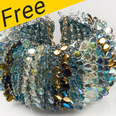 Fish Scales Bracelet Project - Using Preciosa Pip Beads