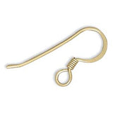 Fish Hook Ear Wire 18mm 14kt Gold Filled 2/pk