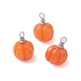 Pumpkin Resin Pendant 19x13mm 5/pk