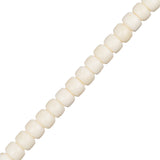 Bone Crow Beads 7x9mm Ivory 30/Strand