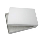 5 1/2 x 7" White Swirl Gift Box